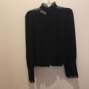 Sheer gothic style blouse - G130